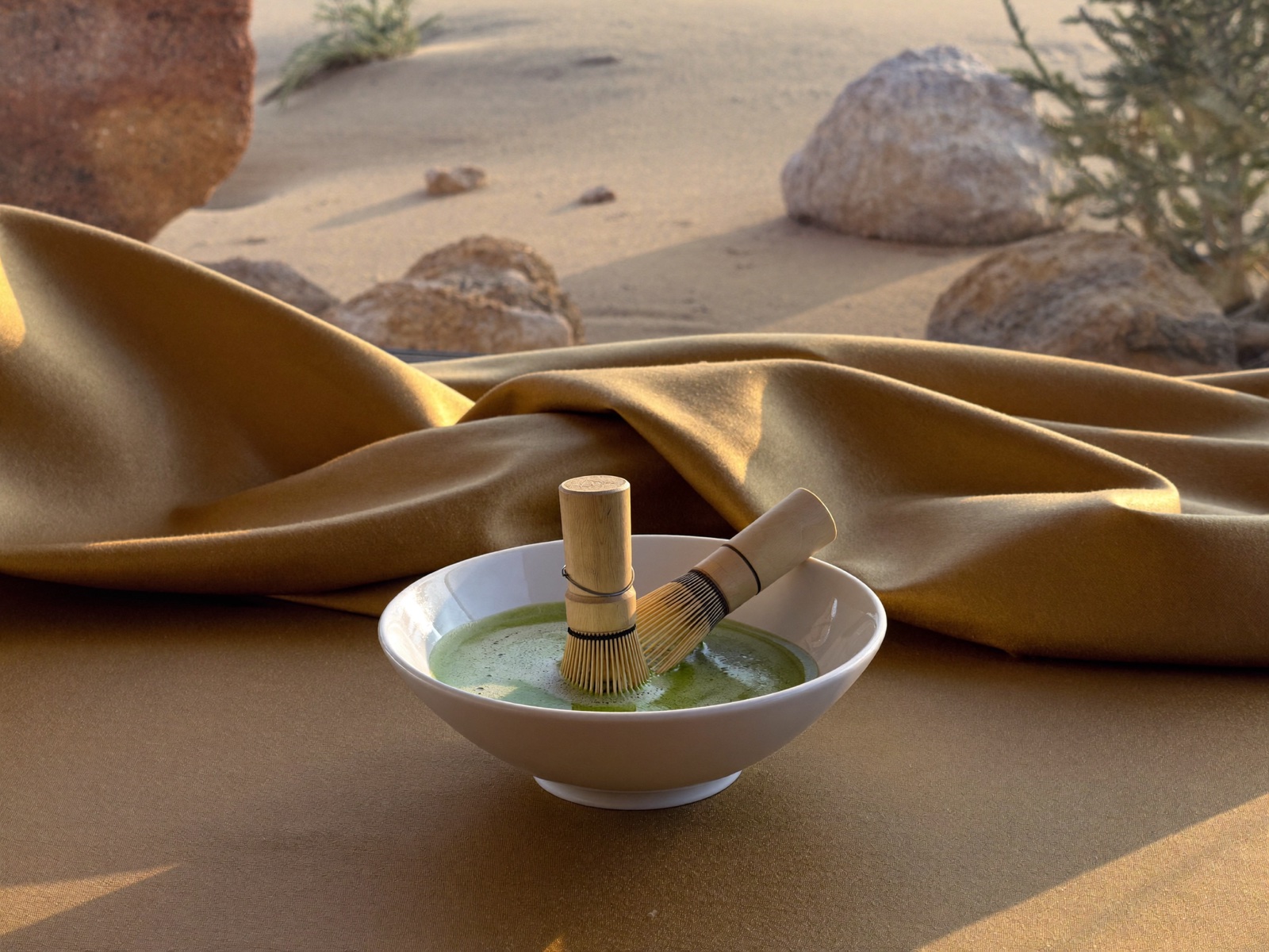 Ceremonial hour at Buena Matcha